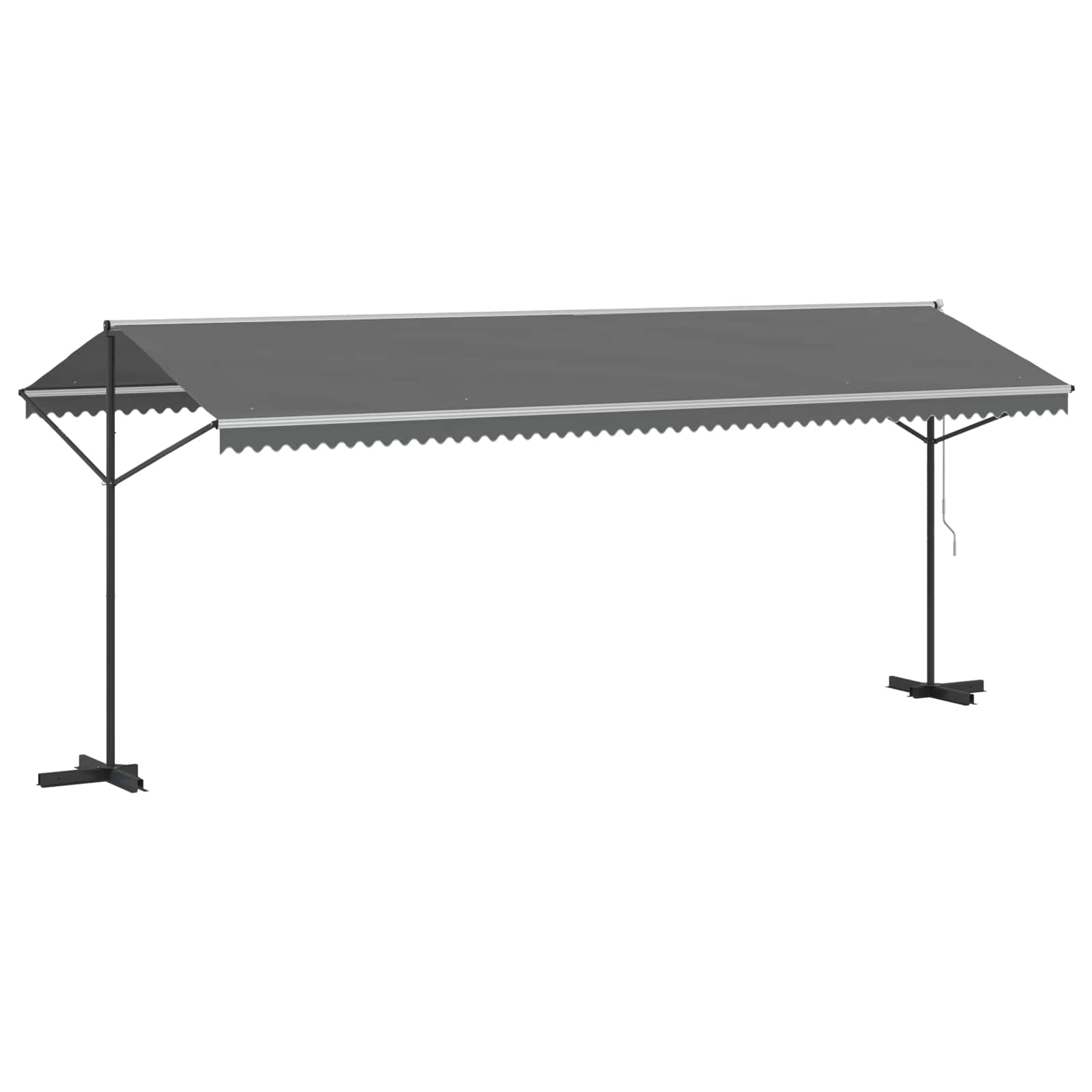 Freistehende Markise 400x300 cm Anthrazit