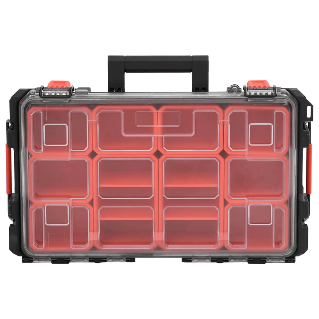 Koffer für Flugreise Tragbar Schwarz 56,5x34x16 cm PP