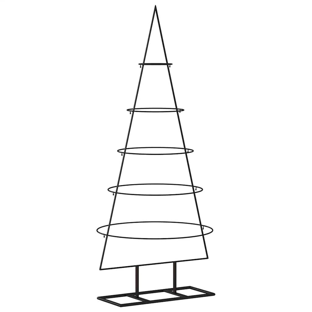 Metall-Weihnachtsbaum Deko Schwarz 60 cm
