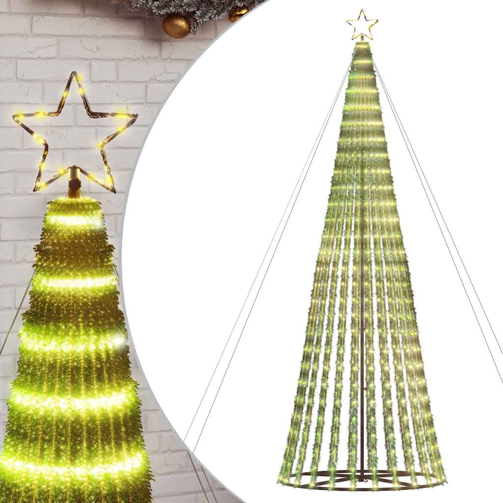 LED Weihnachtsbaum 275 LEDs Warmweiß 180 cm