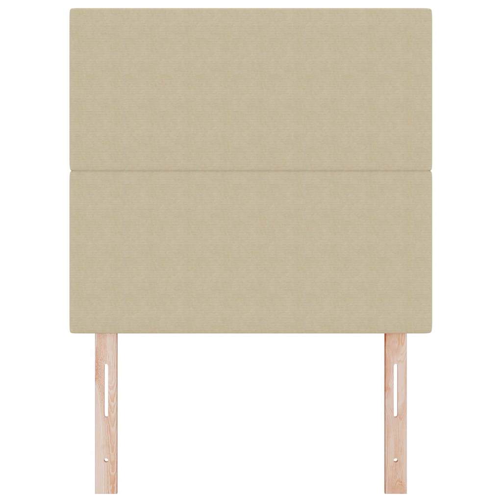 Kopfteil Hellgrau 80 cm Cordstoff
