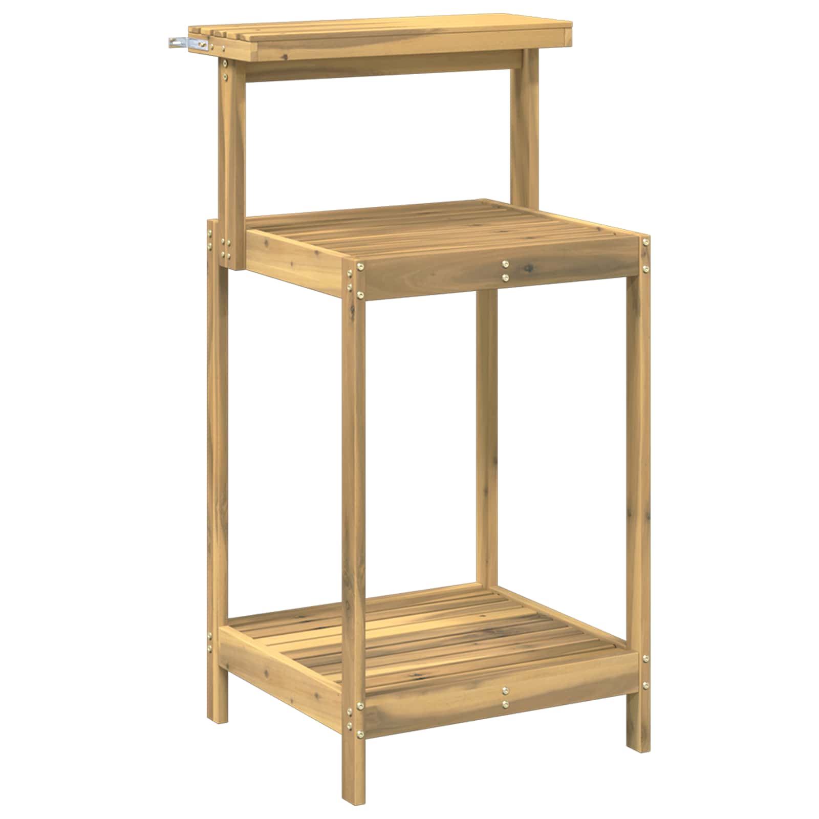 Outdoor Umtopfbank 56,5 x 48,5 x 107 cm Massivholz Akazie Natur