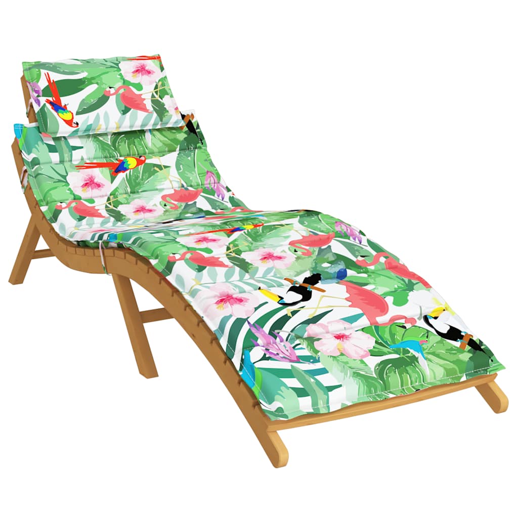 Sonnenliegen-Auflage Grau 186x58x4 cm Oxford-Gewebe