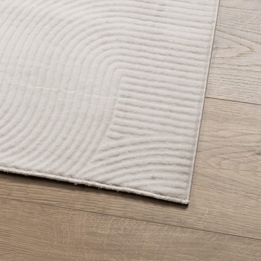 Teppich IZA Kurzflor Skandi-Stil Anthrazit 80x150 cm