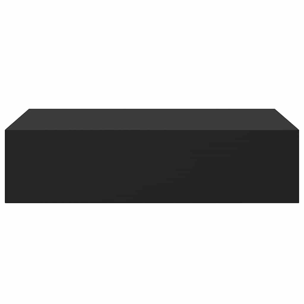 Wandregal mit Schublade Weiß 40x23,5x10 cm MDF