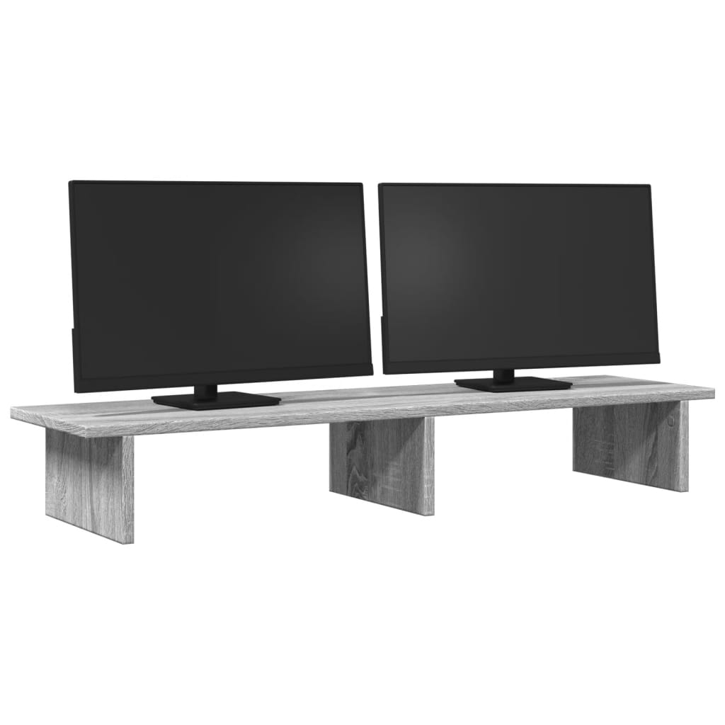 Monitor Halterung Schwarze Eiche 100 x 27 x 15 cm Holzwerkstoff