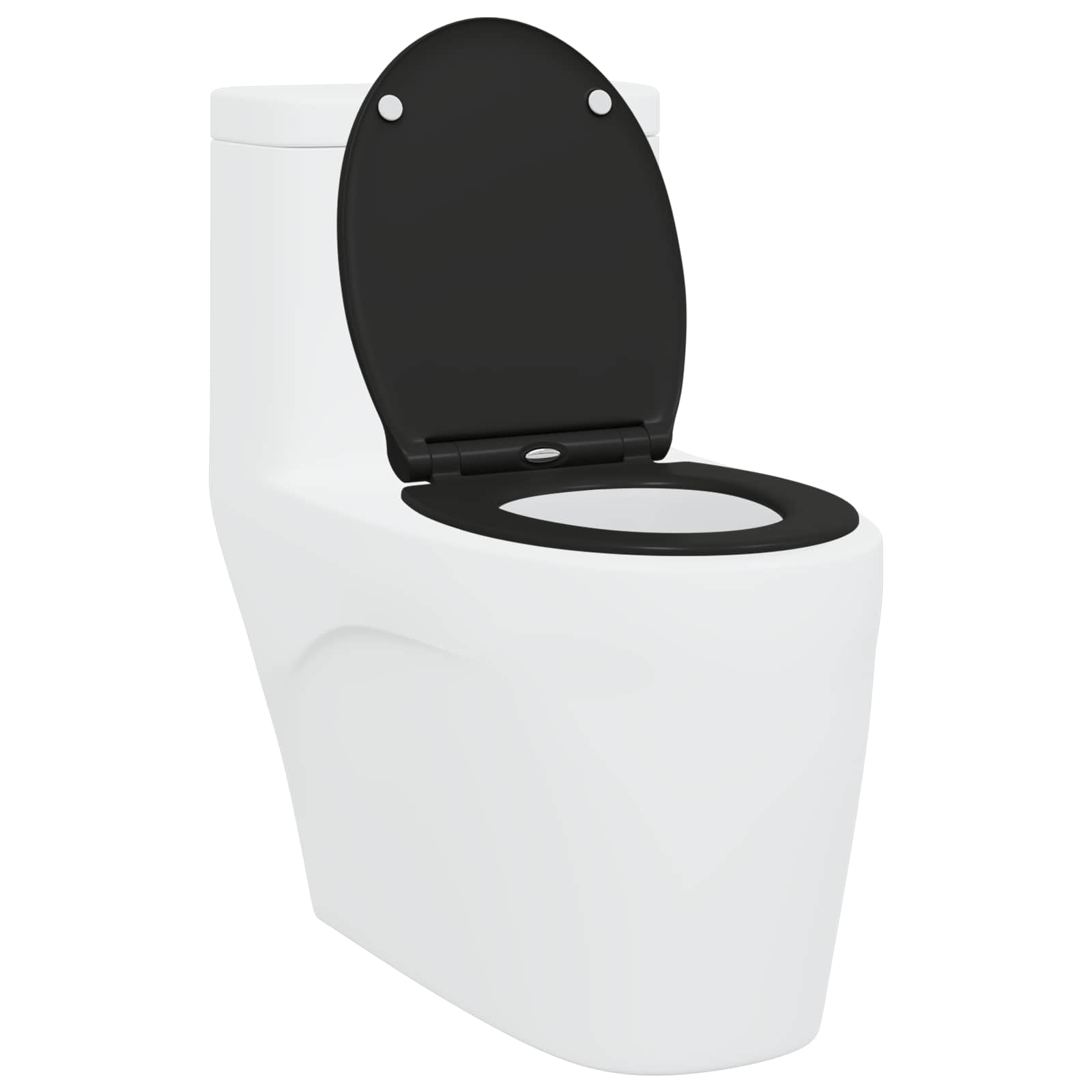Toilettensitz Anthrazit 45,5 x 37,5 x 3,8 cm Duroplast