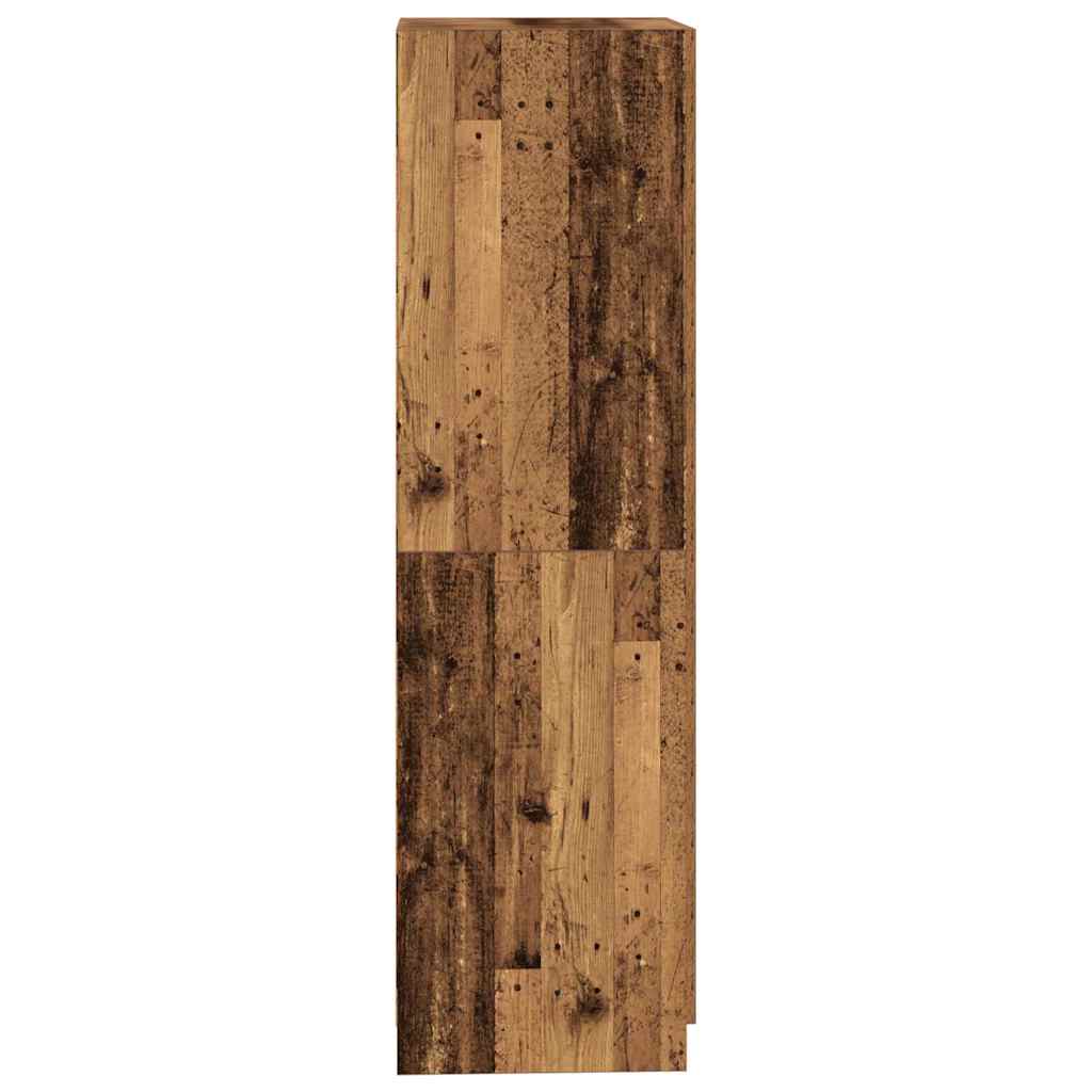 Kleiderschrank Weiß 90x52x200 cm Holzwerkstoff