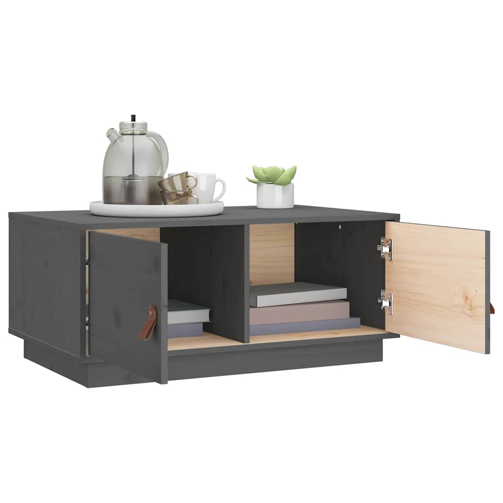 Couchtisch 80x50x35 cm Massivholz Kiefer