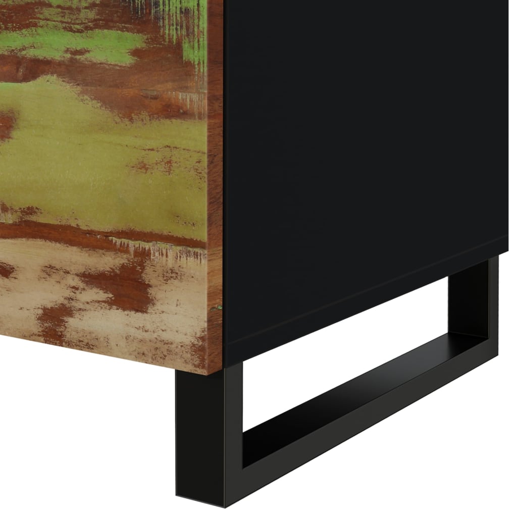 Couchtisch 80x50x40 cm Massivholz Mango & Holzwerkstoff
