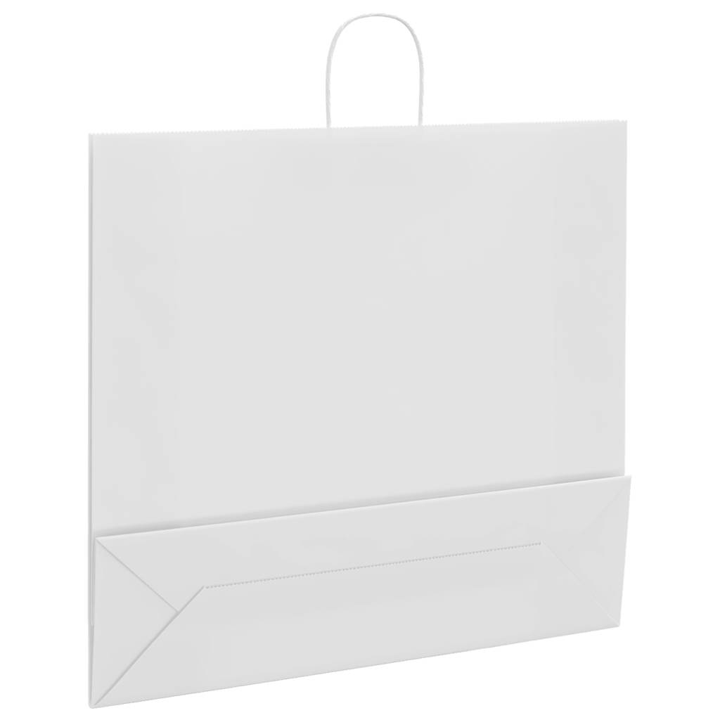 Papiertragetaschen 50 Stk. mit Henkeln Braun 21x11x36 cm