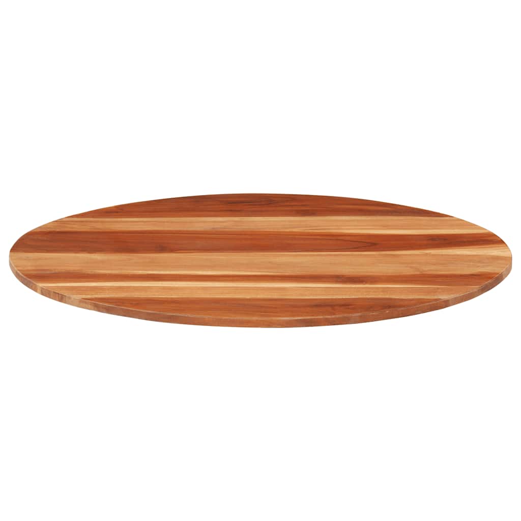 Tischplatte Massivholz Akazie Rund 15-16 mm 40 cm