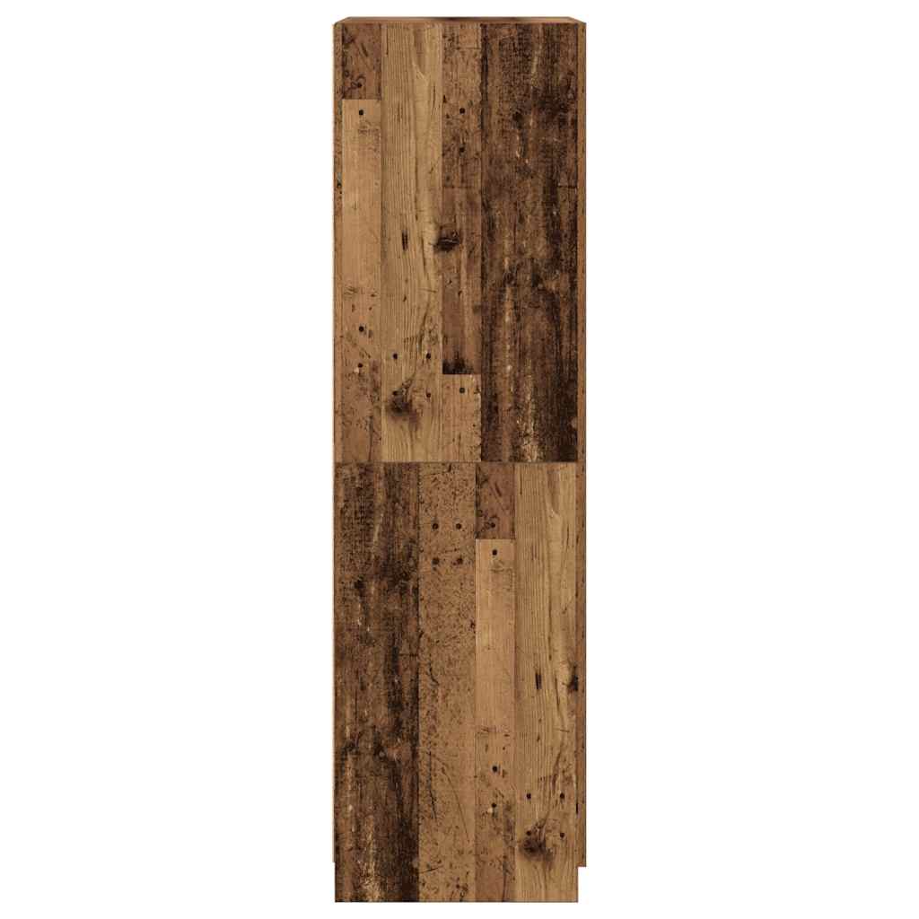 Kleiderschrank Weiß 80x52x180 cm Holzwerkstoff