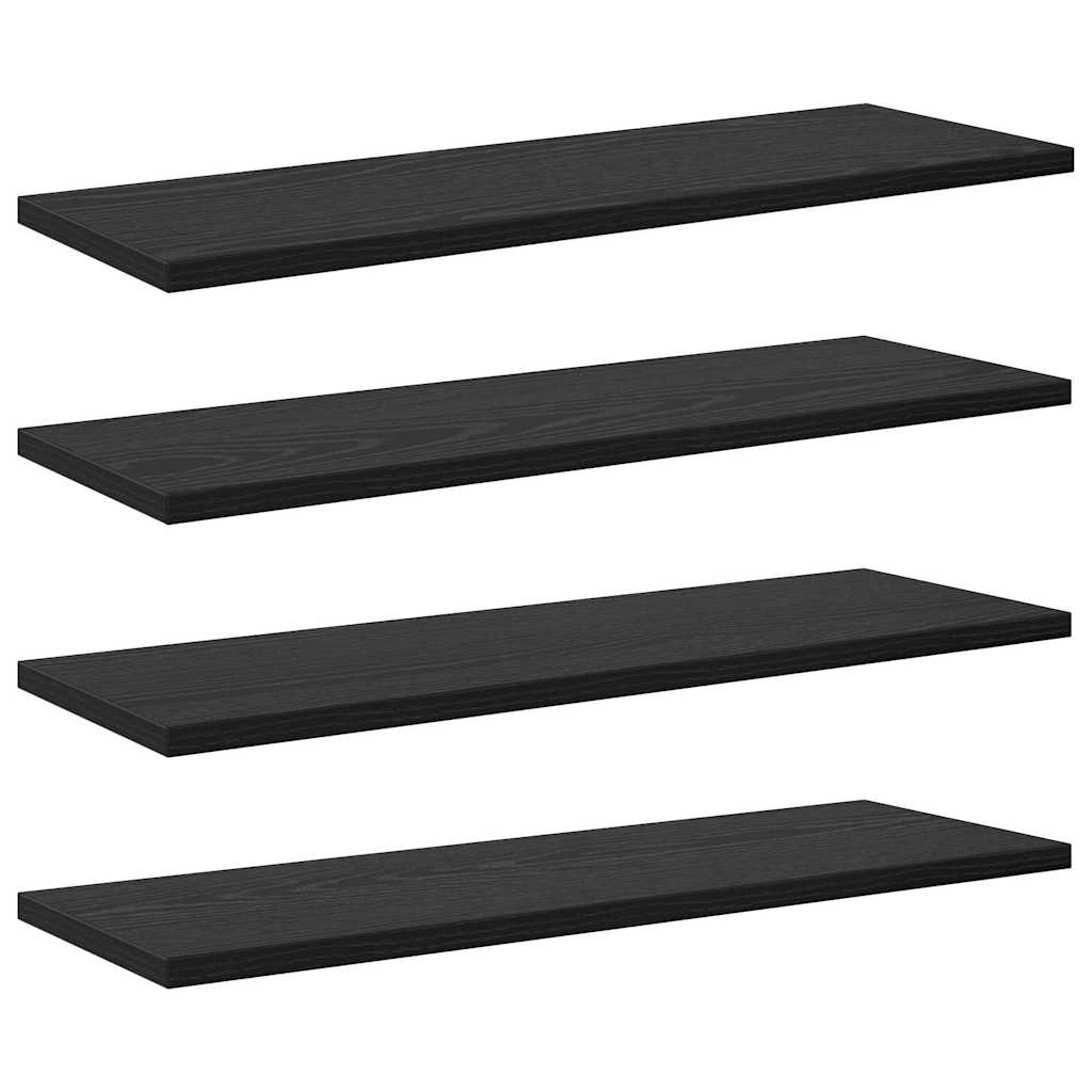 Bücherregal-Bretter 4 Stk. Weiß 40x10x1,5 cm Holzwerkstoff