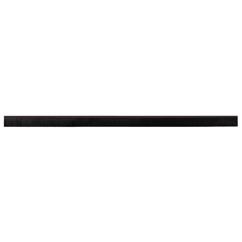 Aufsteck Türbürstendichtungen 2 pcs Braun 100 cm