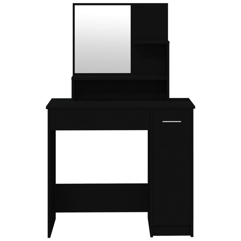 Schminktisch-Set Weiß 86,5x35x136 cm