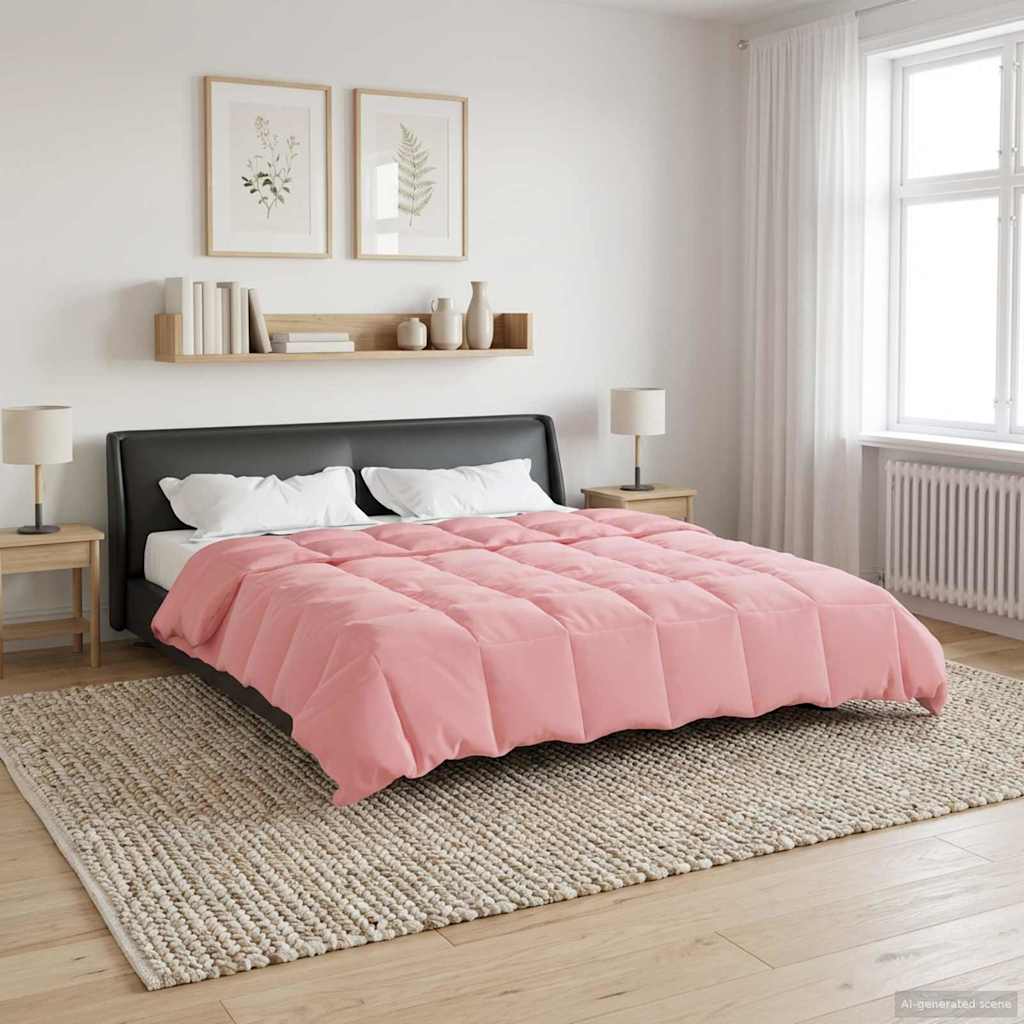 Sommerdecke Gesteppt Anthrazit 135 x 200 cm Mikrofaser