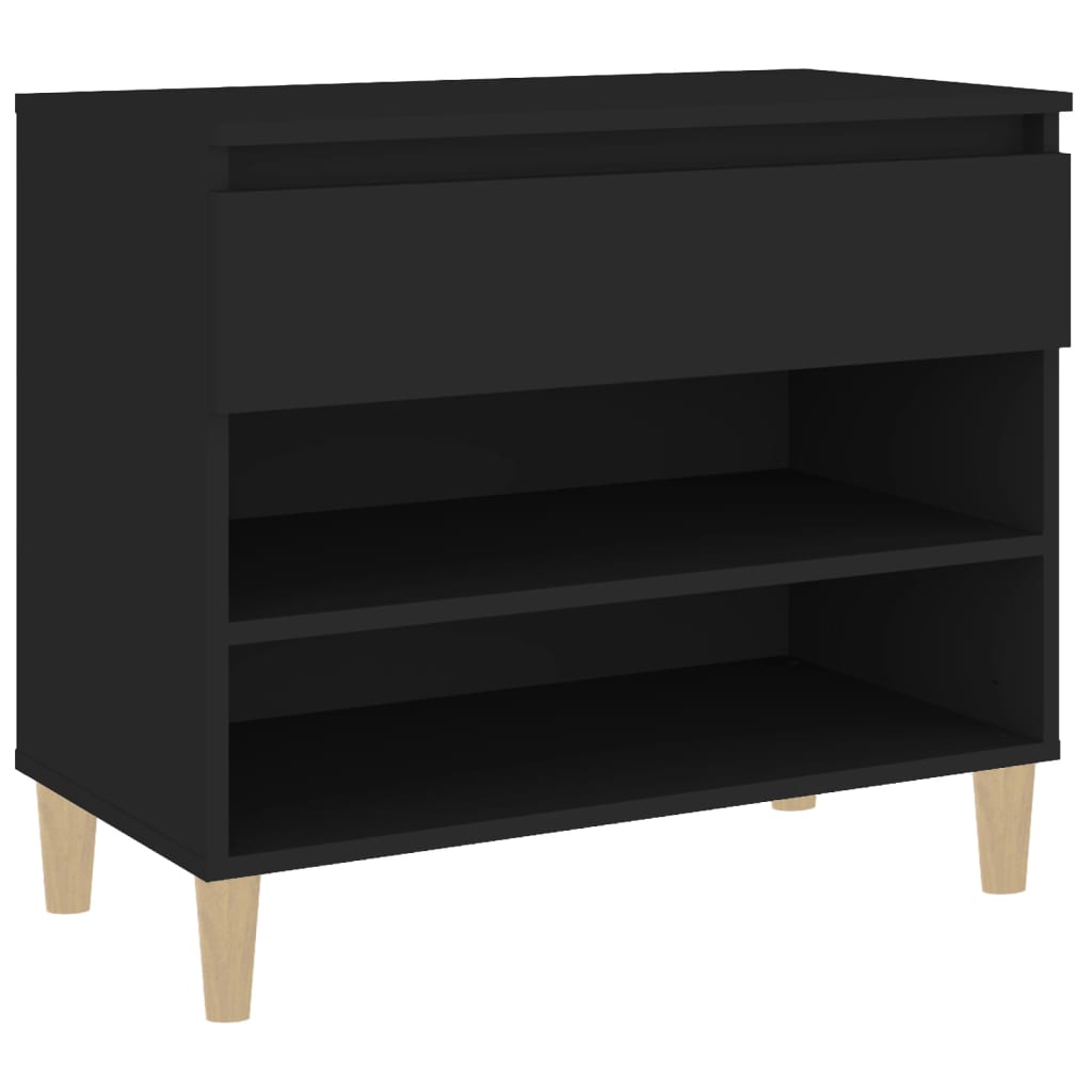 Schuhregal Weiß 70x36x60 cm Holzwerkstoff