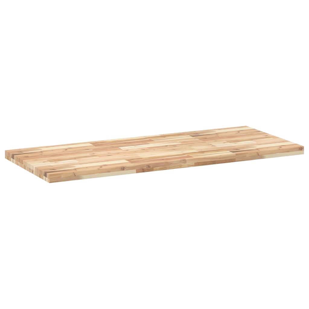 Tischplatte Rechteckig 60x50x2 cm Massivholz Akazie