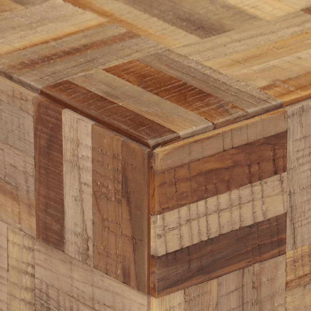 Konsolentisch 110x34x80 cm Recyceltes Massivholz Teak