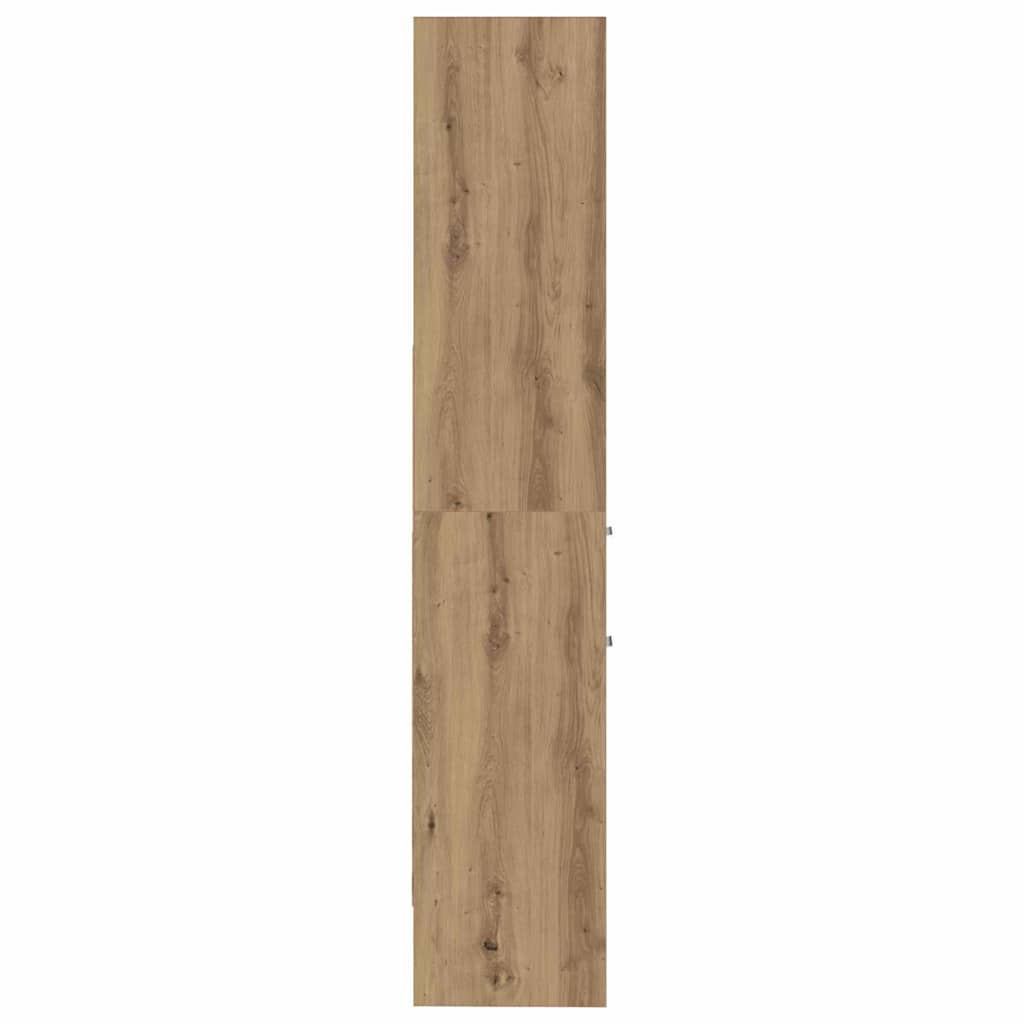 Bücherregal Weiß 40x35x180 cm Holzwerkstoff