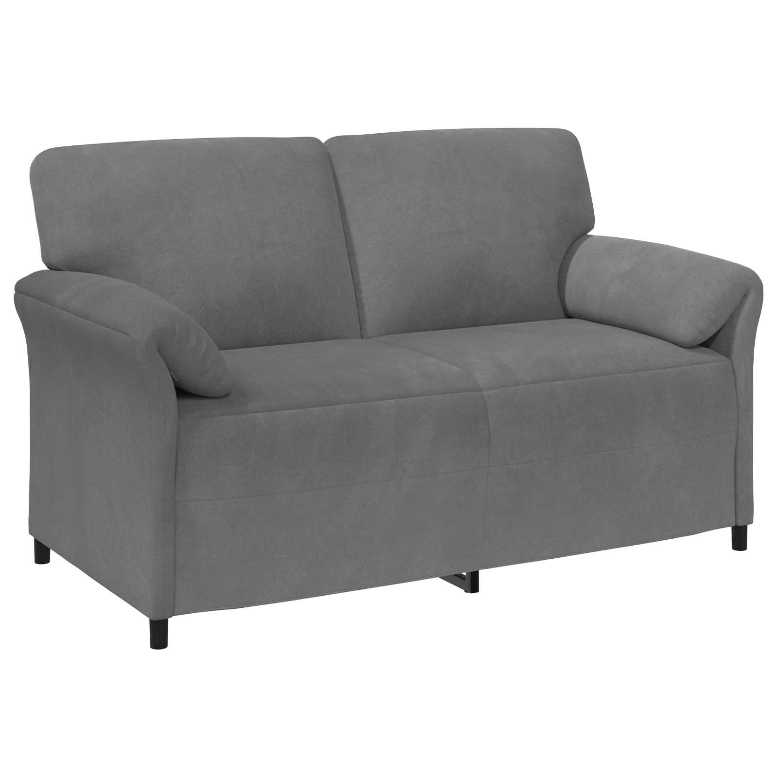 1-Sitzer Sofa Hellgrau 88 x 83 x 95 cm Samt