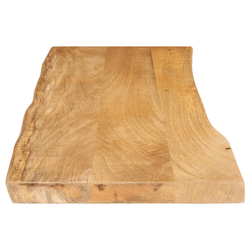 Tischplatte 40x40x2,5 cm Rechteckig Massivholz Akazie Baumkante