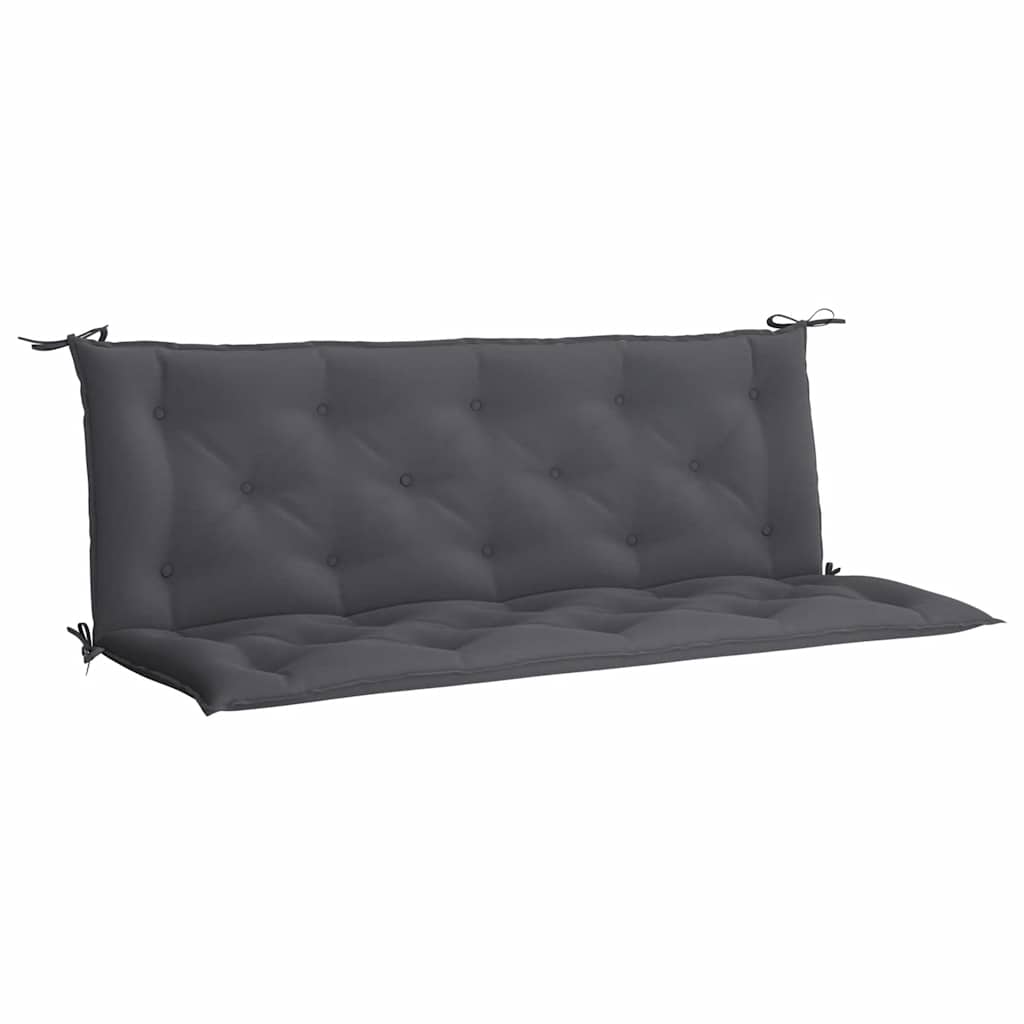 Gartenbank-Auflage Anthrazit 100x(50+50)x7 cm Oxford-Gewebe