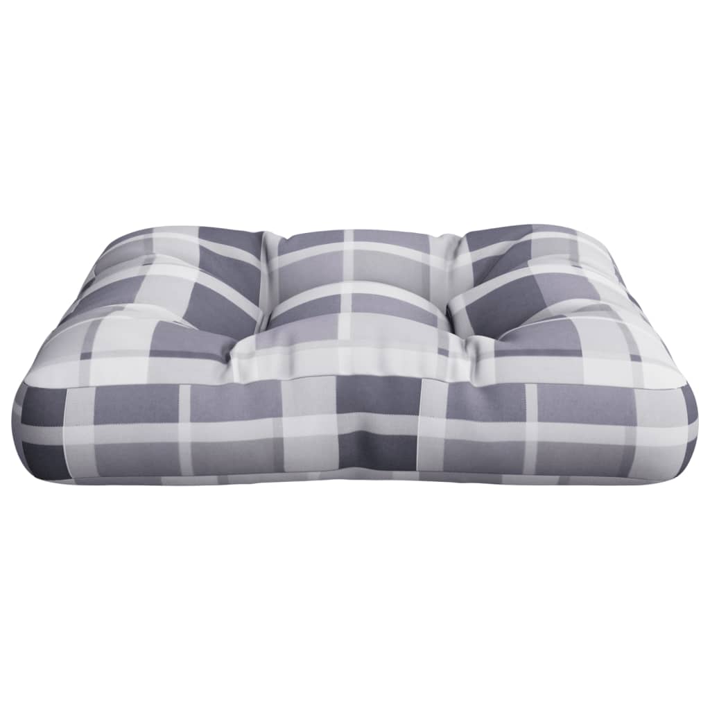 Palettenkissen Anthrazit 50x50x12 cm Stoff
