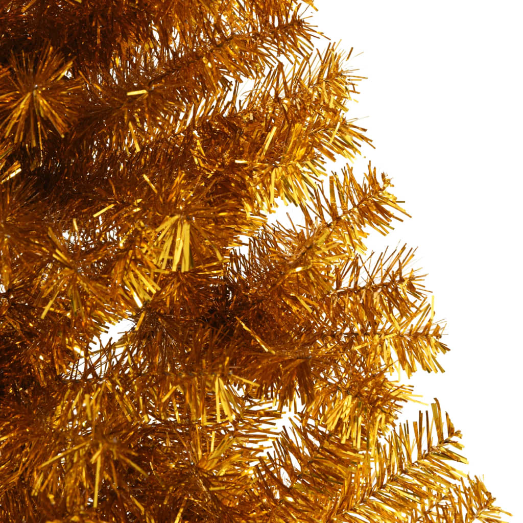 Künstlicher Halb-Weihnachtsbaum mit Ständer Grün 150 cm PVC