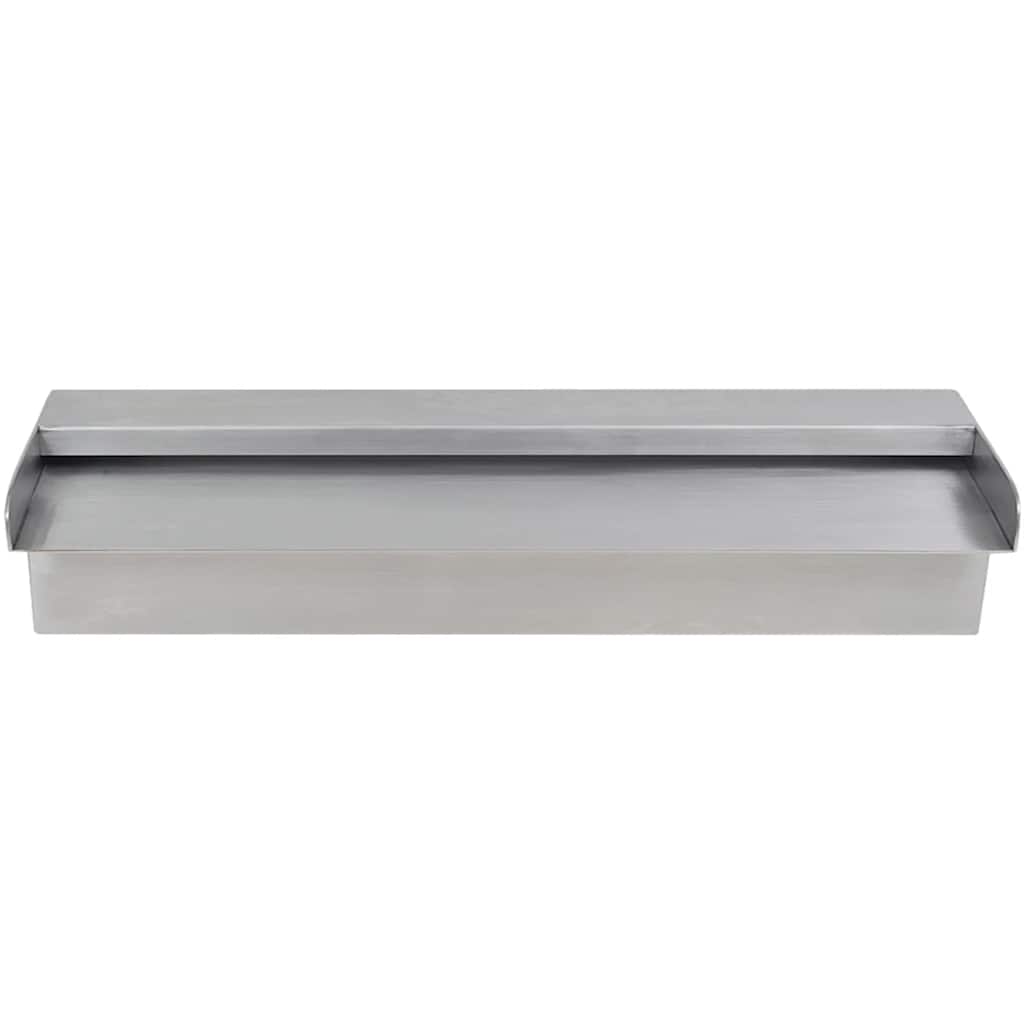 Pool-Wasserfall mit LEDs Edelstahl 110 cm