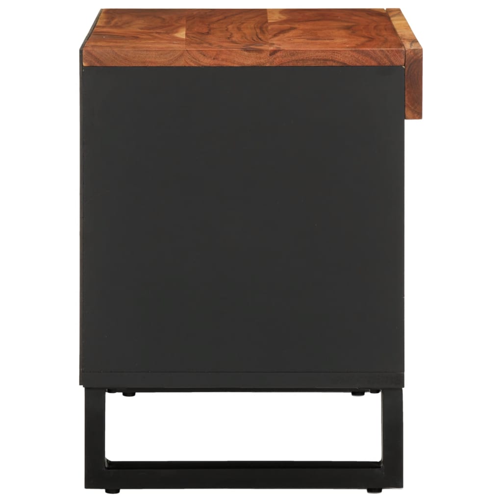 TV-Schrank 85x33x43,5 cm Altholz Massiv