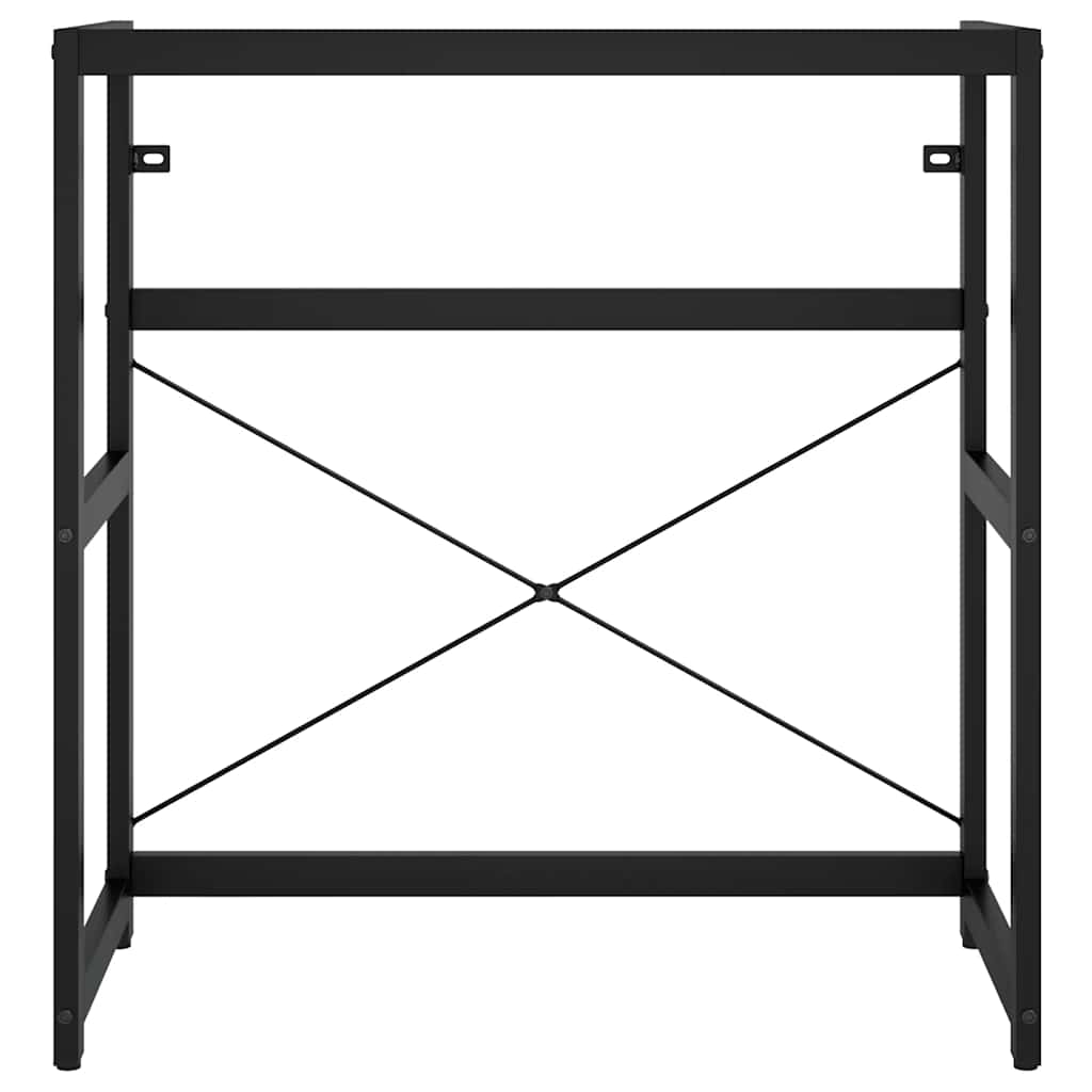 Badezimmer Waschtischgestell Weiß 40x38x83 cm Eisen