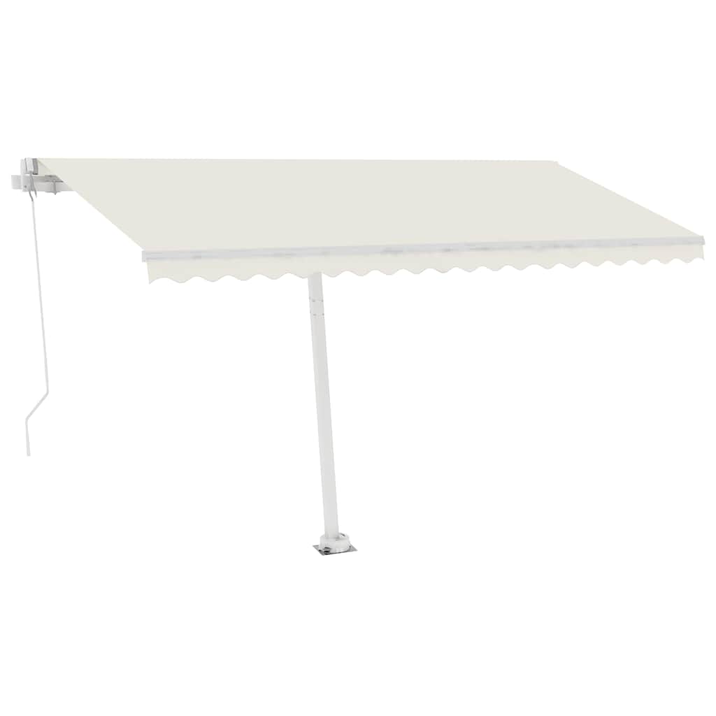 Stützen für Markisen Weiß 300x245 cm Eisen