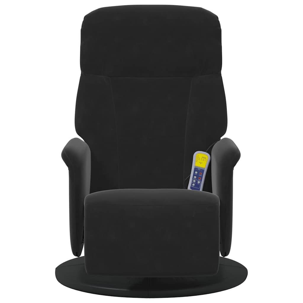 Massage Relaxsessel Dunkelgrau 91 x 71 x 105 cm Samt