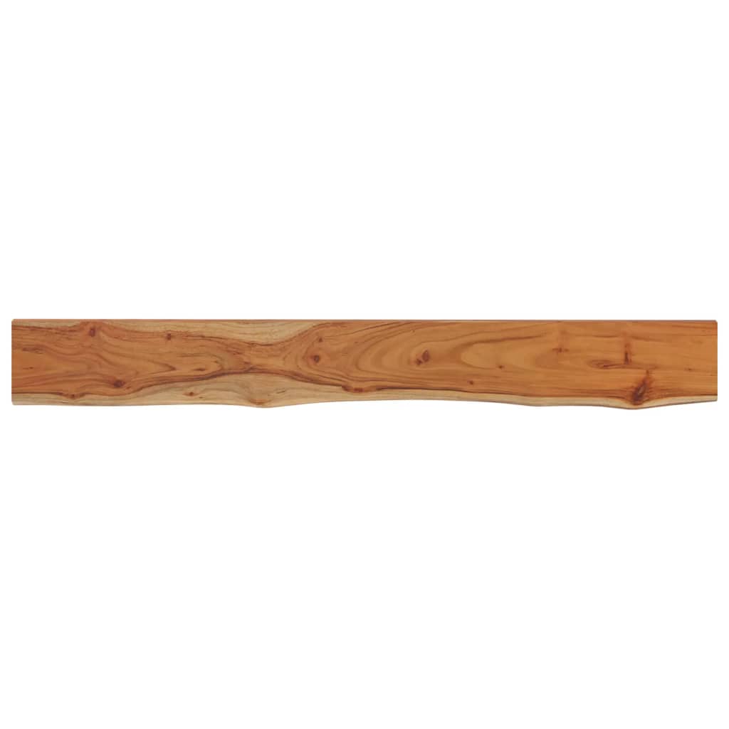 Wandregal 40x20x2,5 cm Rechteckig Massivholz Akazie Baumkante
