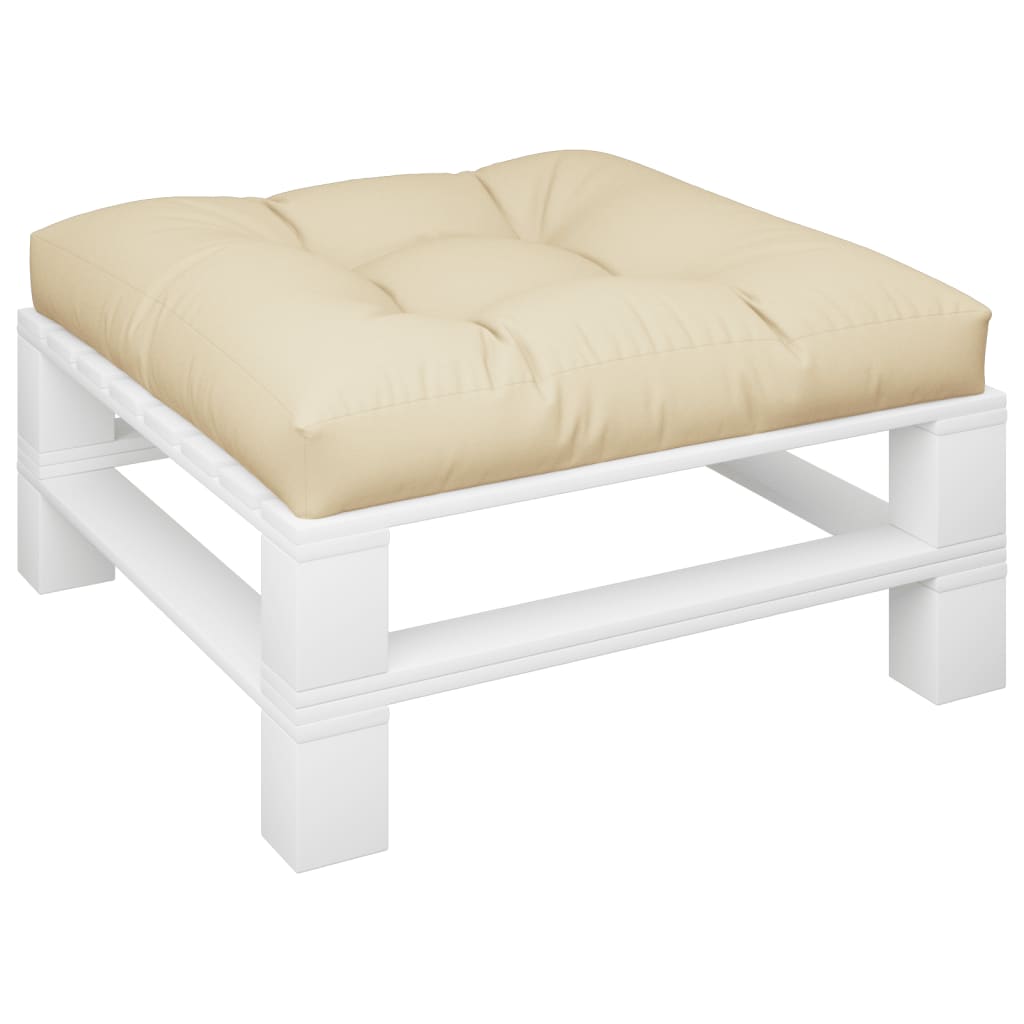 Palettenkissen Anthrazit 50x50x12 cm Stoff