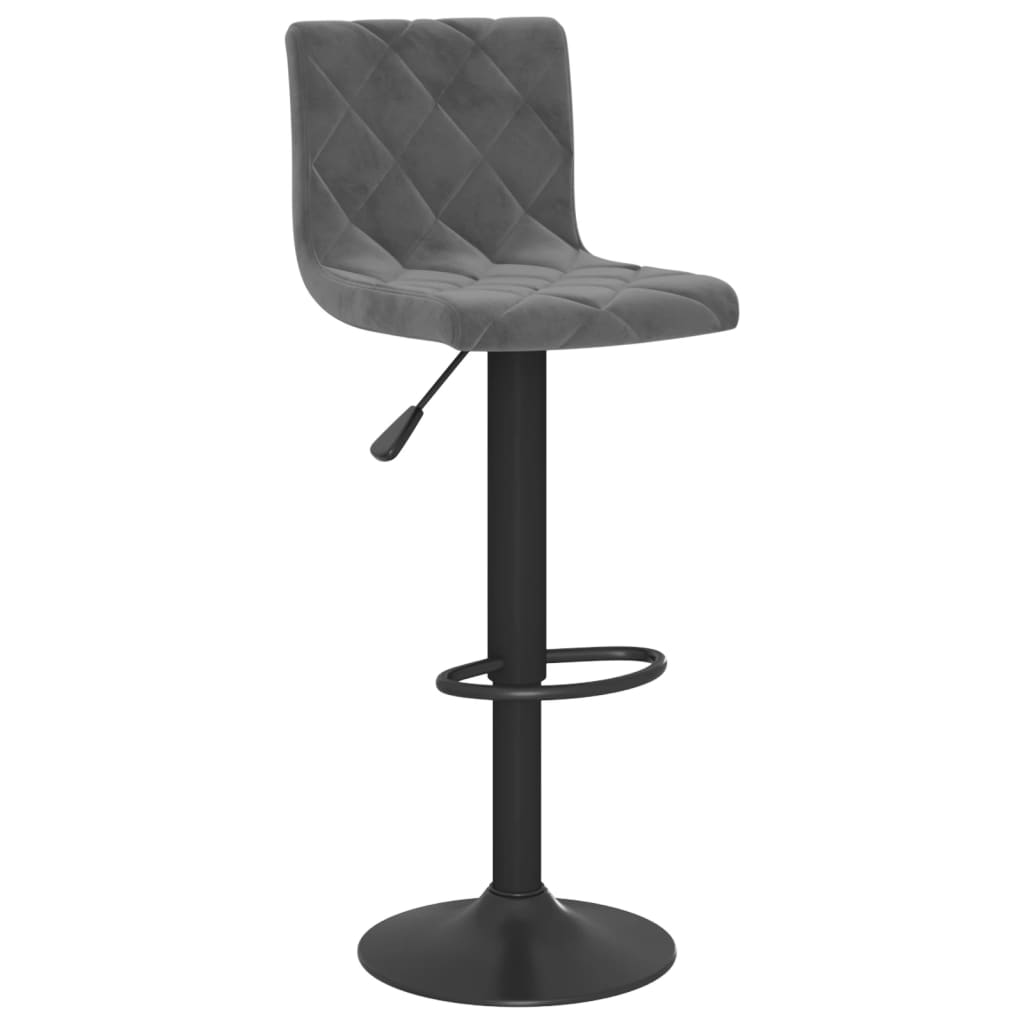 Barhocker 2 Stk. Creme Samt