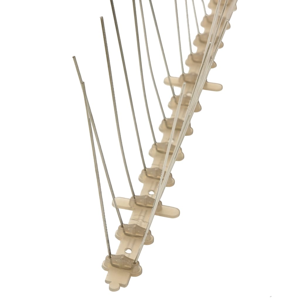 20-tlg. Vogelabwehr-Spikes-Set 10 m Kunststoff 2-reihig