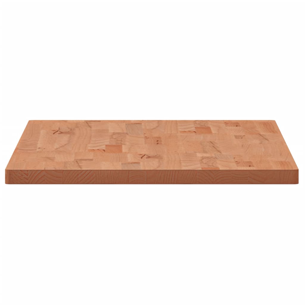 Tischplatte 80x40x1,5 cm Rechteckig Massivholz Buche