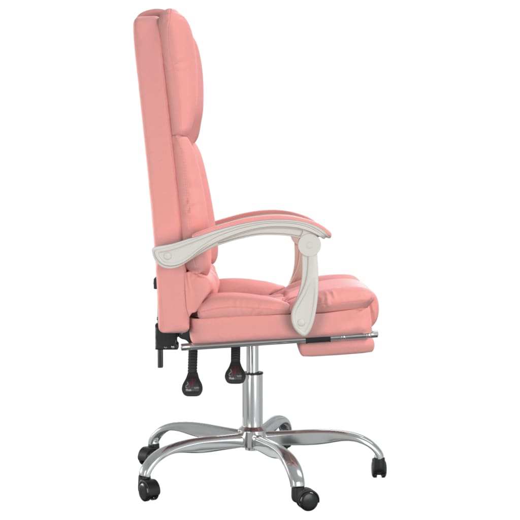 Bürostuhl mit Massagefunktion Schwarz Kunstleder