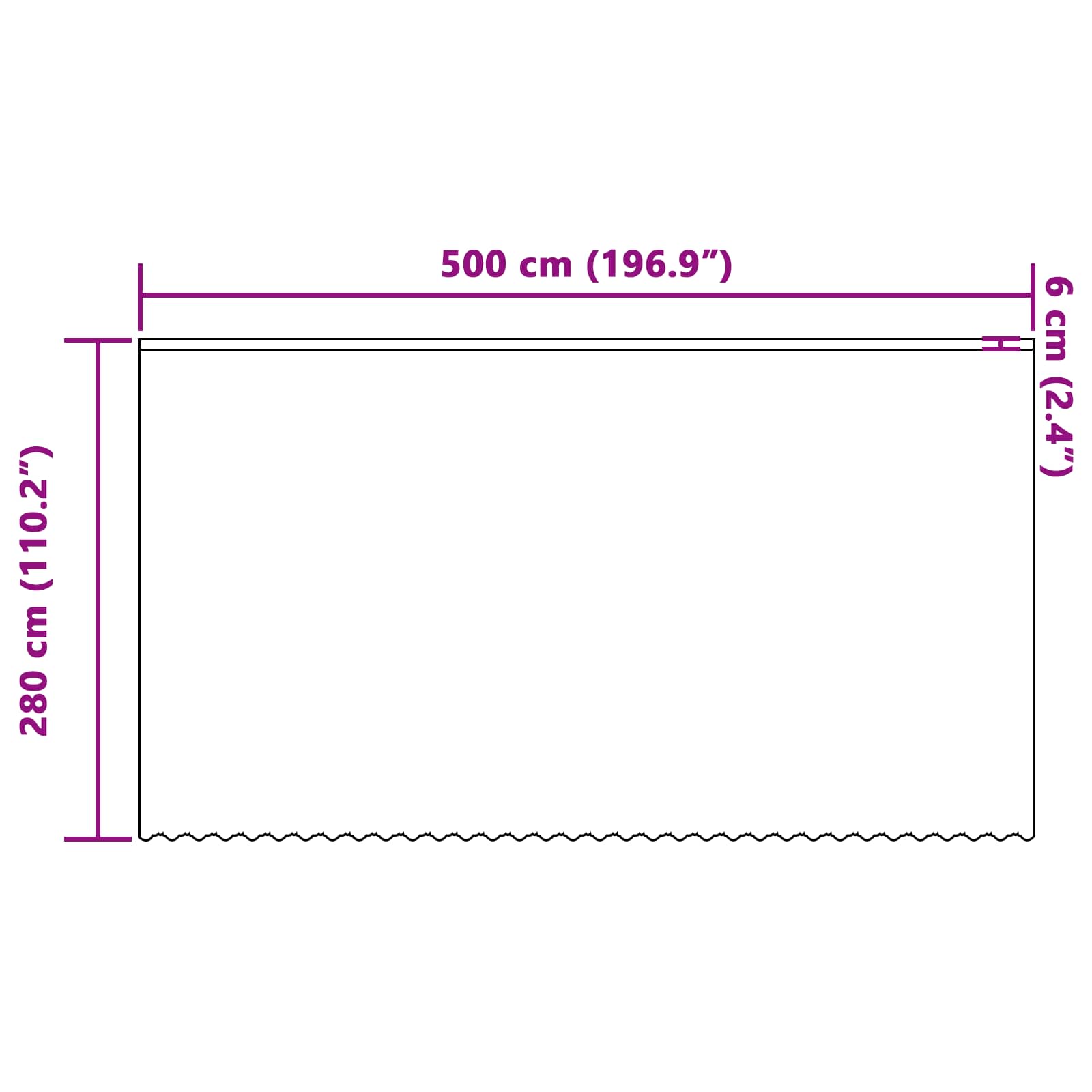 Spitzenvorhang mit Vorhängen Floral Weiß 80 x 150 cm Polyester