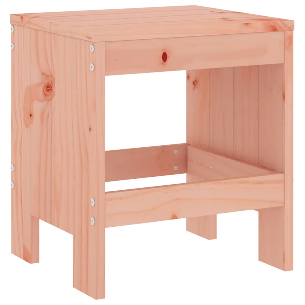 Gartenhocker 2 Stk. Weiß 40x36x45 cm Massivholz Kiefer