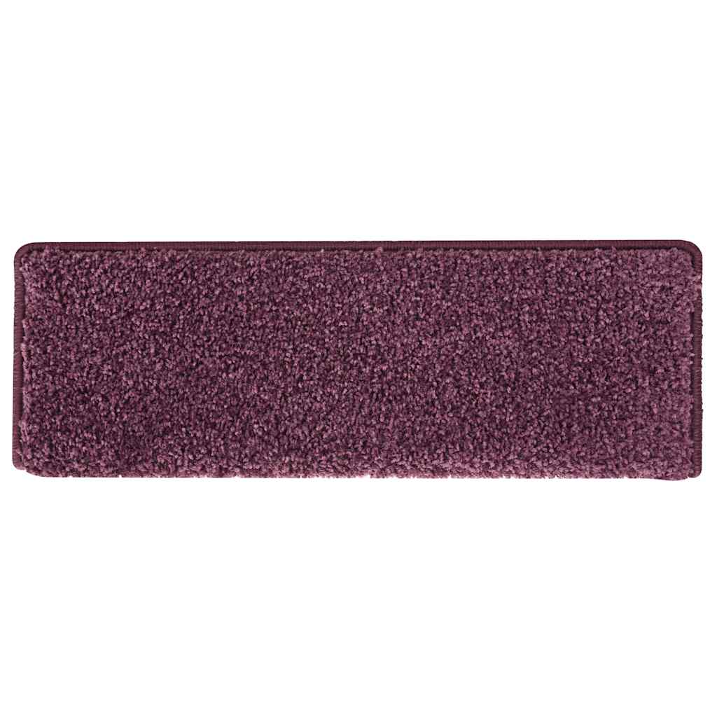 Stufenmatten 15 Stk. 65x21x4 cm Grau Rechteckiger Rand