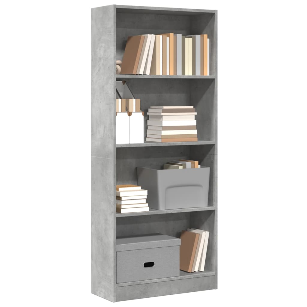 Bücherregal Weiß 40x24x75 cm Holzwerkstoff