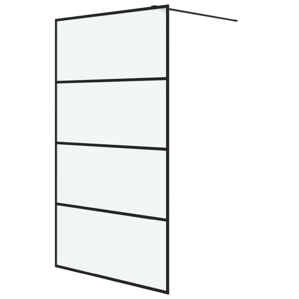 Duschwand für Begehbare Dusche mit Klarem ESG Glas 80x195 cm