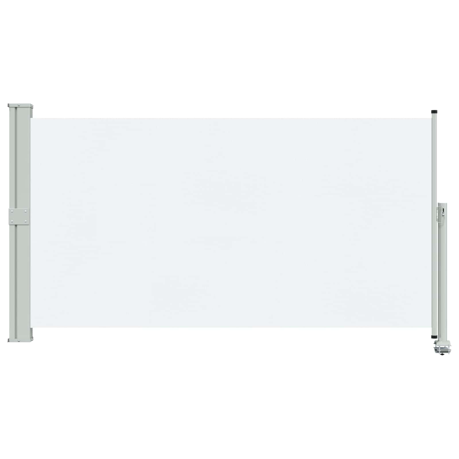 Seitenmarkise 60 x 300 cm 100% Polyester Eisen Stahl
