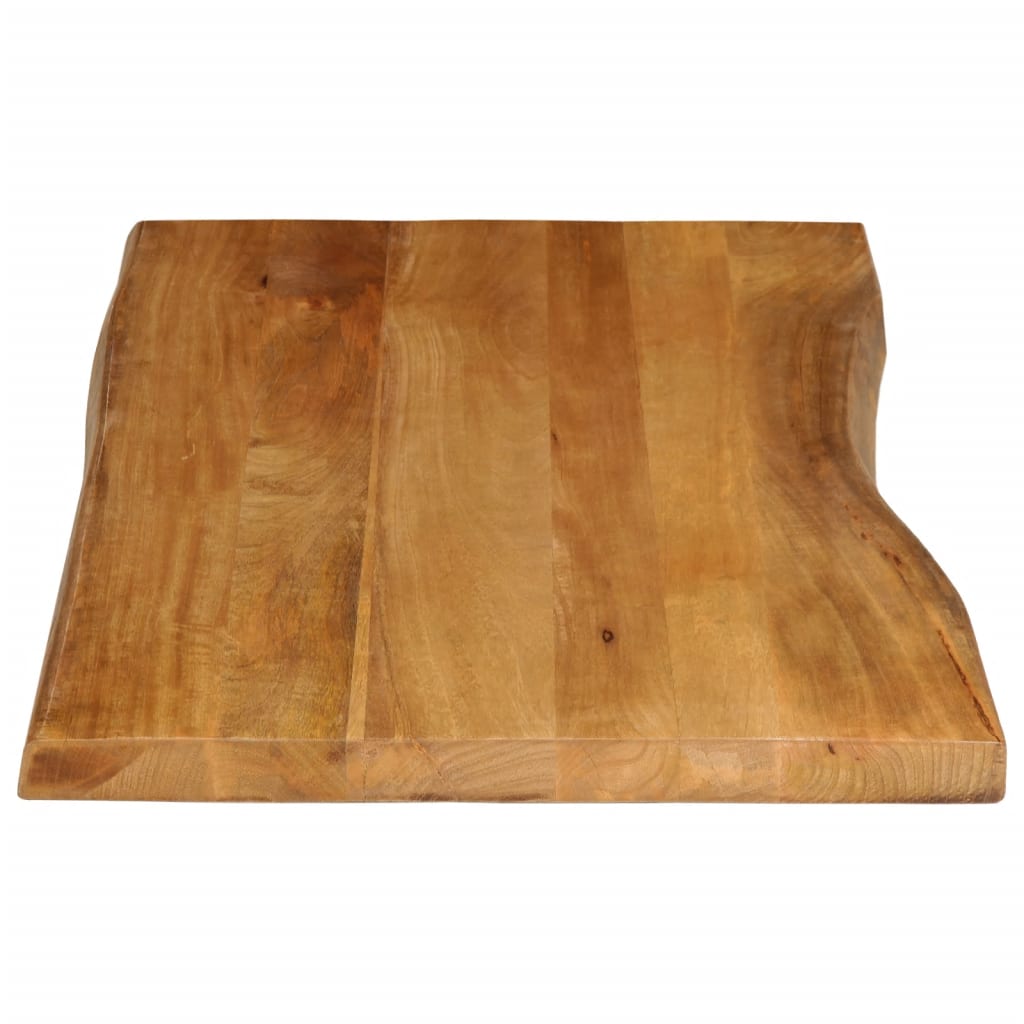 Tischplatte 40x40x2,5 cm Rechteckig Massivholz Akazie Baumkante
