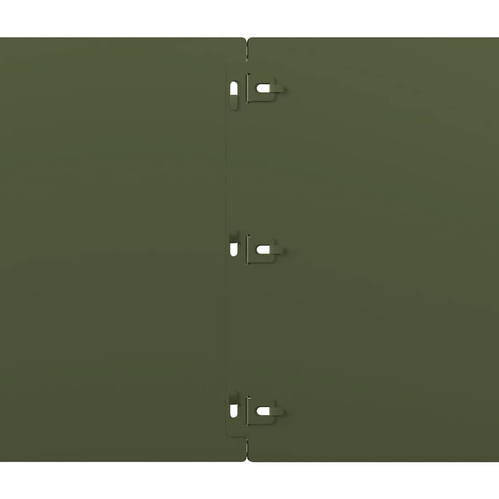 Raseneinfassung 10 pcs 10 x 103 cm Wetterfeststahl Rostig