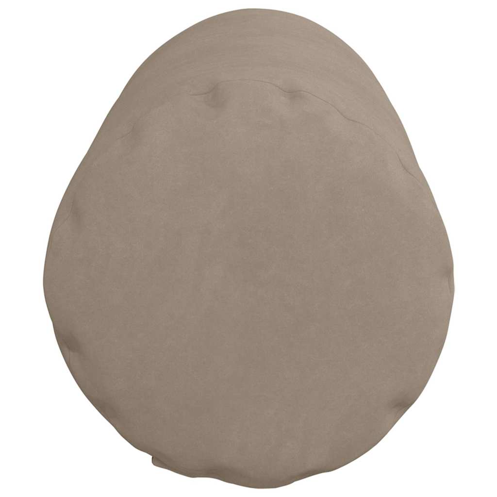 Bolsterkissen 2 Stück Taupe Ø 15 x 40 cm Mikrofaserstoff